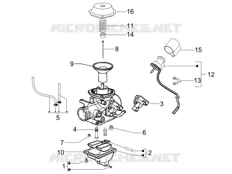 Composants de carburateur