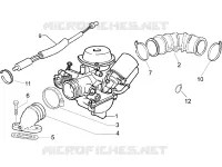 Carburateur complet - Raccord d'admission