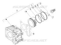 Groupe cylindre-piston-axe