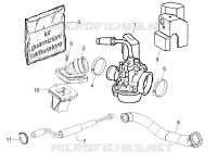 Carburateur complet - Raccord d'admission