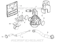 Carburateur complet - Raccord d'admission