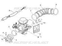 Carburateur complet - Raccord d'admission