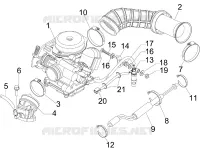 Carburateur complet - Raccord d'admission