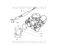 Carburateur complet - Raccord d'admission