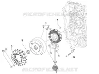 Volant magnetique