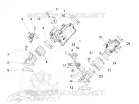 Corps papillon - Injecteur - Raccord d admission