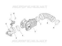 Corps papillon - Injecteur - Raccord d'admission