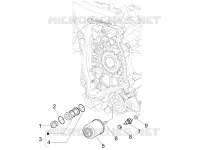Couvercle volant magnetique - Filtre à huile