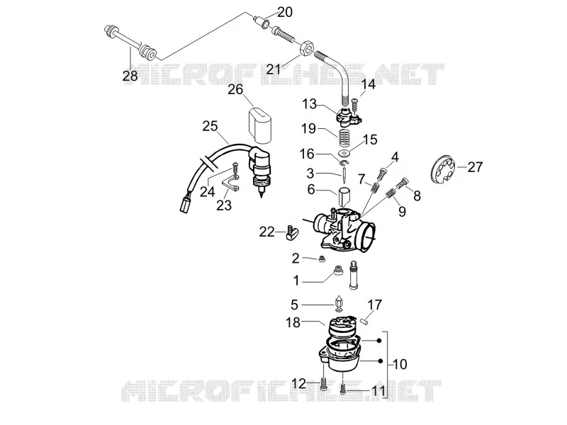 Composants de carburateur