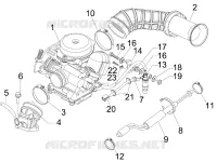 Carburateur complet - Raccord d admission
