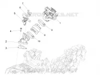 Corps papillon - Injecteur - Raccord d admission