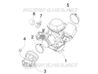 Carburateur complet - Raccord d'admission