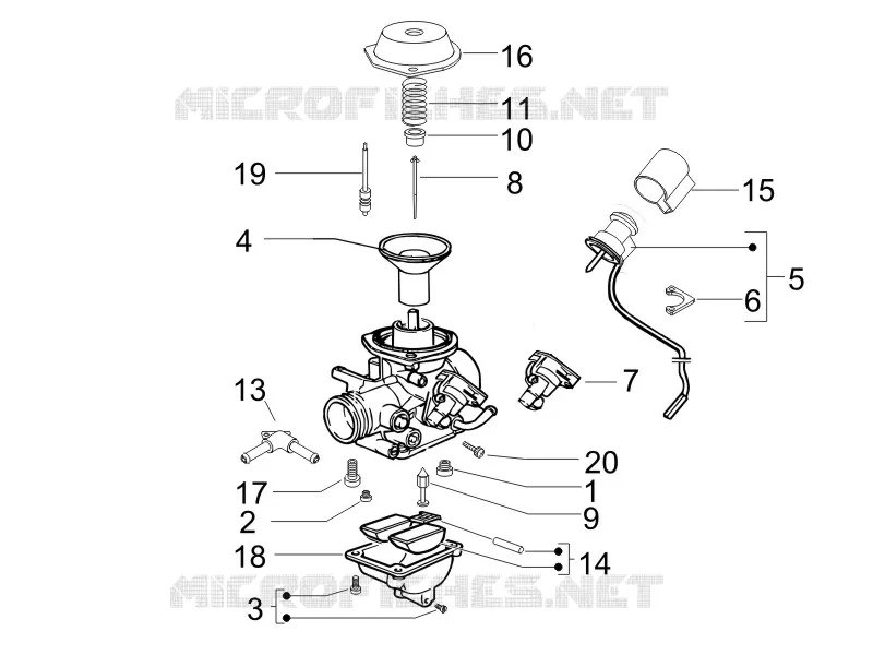 Composants de carburateur