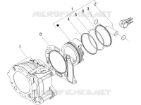 Groupe cylindre-piston-axe