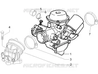 Carburateur complet - Raccord d'admission