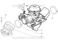 Carburateur complet - Raccord d'admission