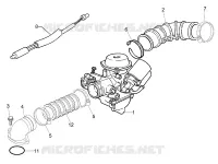 Carburateur complet - Raccord d'admission