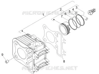 Groupe cylindre-piston-axe