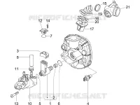 Corps papillon - Injecteur - Raccord d'admission