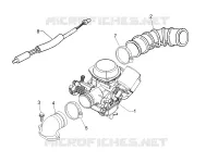 Carburateur complet - Raccord d'admission