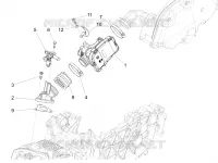 Corps papillon - Injecteur - Raccord d admission