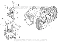 Corps papillon - Injecteur - Raccord d'admission