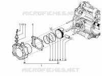 Cylinder-piston-wrist pin unit