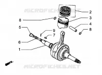 Arbre moteur - Cylindre - Piston