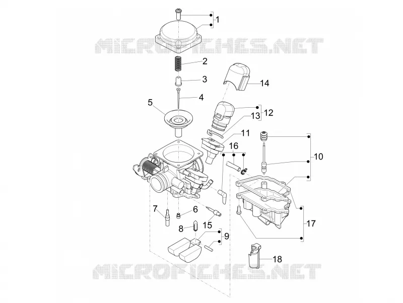 Composants de carburateur
