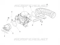 Carburateur complet - Raccord d'admission