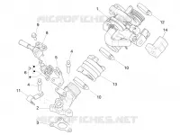 Corps papillon - Injecteur - Raccord d'admission