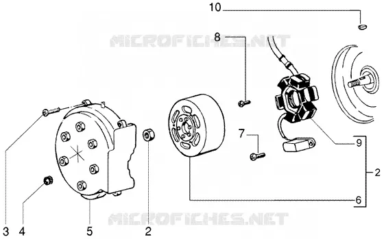 Volant magnetique