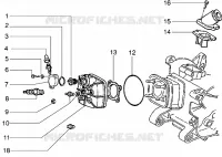 Cylinder head and induction pipe