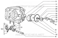Rocker levers support