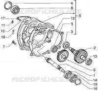 Rear wheel shaft