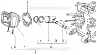 Cylinder-piston-wrist pin, assy