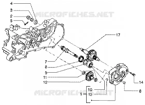 Rear wheel shaft