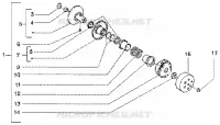Driven pulley