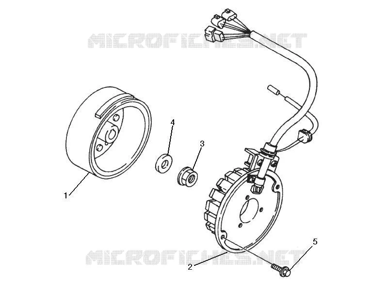 Volant magnetique