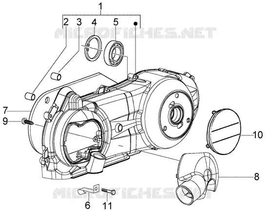 Crankcase cooling