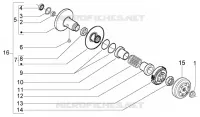 Driven pulley