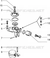 Pieces composant le carburateur