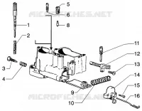 Pieces composant le carburateur