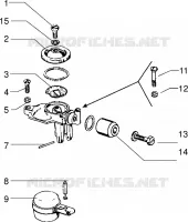 Pieces composant le carburateur