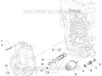 Flywheel magneto cover - Oil filter