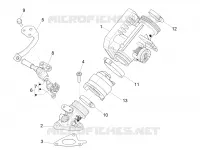 Boitier papillon - Injecteur - Pipe d'admission
