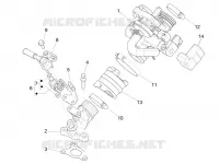 Boitier papillon - Injecteur - Pipe d'admission