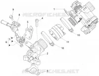 Boitier papillon - Injecteur - Pipe d'admission