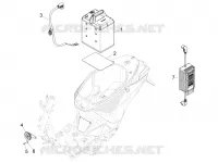 Relais - Batterie - Avertisseur sonore