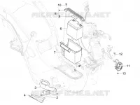 Relais - Batterie - Avertisseur sonore
